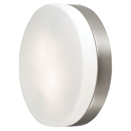 светильник настенно-потолочный д/ванной ODEON LIGHT Presto E14 60Вт IP44 белый никель