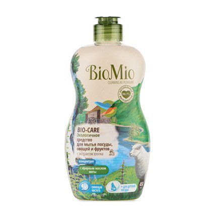 BioMio Экологичное средство для мытья посуды, овощей и фруктов (0.45 л) BIMI0002 BioMio
