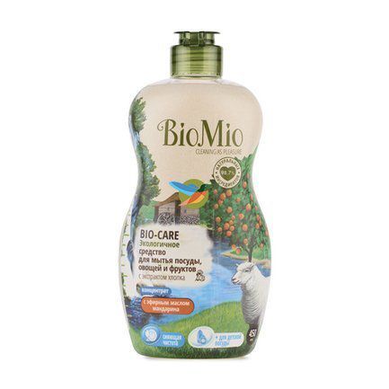 BioMio Экологичное средство для мытья посуды, овощей и фруктов (0.45 л) BIMI0001 BioMio