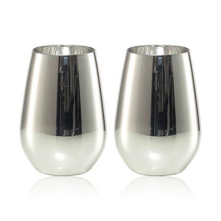 Schott Zwiesel Набор стаканов для воды Vina Shine (397 мл), серебряный, 2 шт. 120 112-2 Schott Zwiesel