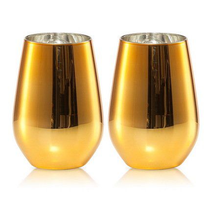 Schott Zwiesel Набор стаканов для воды Vina Shine (397 мл), золотой, 2 шт. 120 110-2 Schott Zwiesel