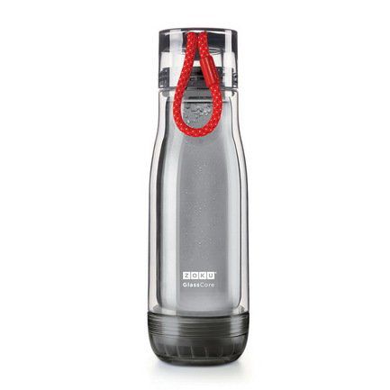 Zoku Бутылка Active Glass Core Bottle (480 мл), красная ZK128-AC-RD Zoku