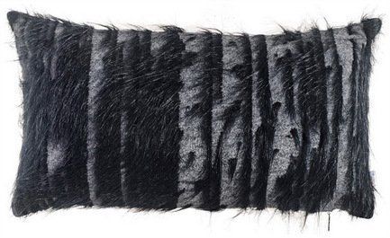 Apolena Чехол для декоративной подушки "Мех", 31х50 см, черный 92-T002/2 Apolena
