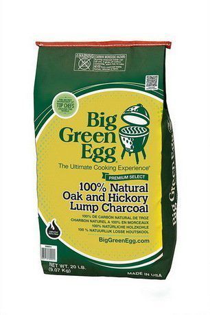 Big Green Egg Уголь древесный органический крупнокусковой, пакет 9 кг CP Big Green Egg