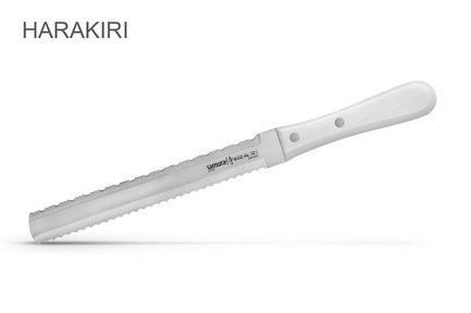 Samura Нож для заморозки Harakiri, 18.5 см, белый SHR-0057W Samura