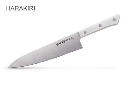 Samura Нож поварской Harakiri, 20.8 см, белый SHR-0085W Samura