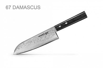 Samura Нож Сантоку 67 Damascus, 17.5 см SD67-0094/K Samura