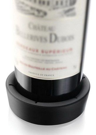 VacuVin Подставка Bottle Coaster B для сервировки бутылки 0.75 л, черная 18554606 VacuVin