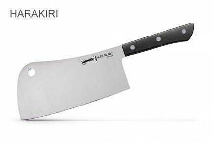Samura Топорик кухонный Harakiri, 18 см, черный SHR-0040B/K Samura