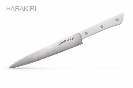 Samura Нож для нарезки Harakiri, 19.6 см, белый SHR-0045W/K Samura