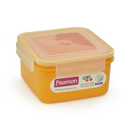 Fissman Контейнер для хранения продуктов (1.1 л), 15x15x8.5 см VC-6747.1100 Fissman