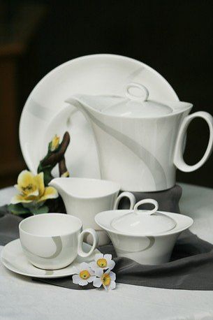 Royal Bone China Сервиз чайный "Атласная лента" на 6 персон, 17 пр. 8938/17056 Royal Bone China