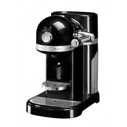 KitchenAid Кофемашина капсульная Artisan Nespresso с баком (1.4 л), черная 5KES0503EOB KitchenAid