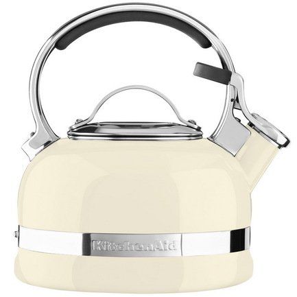 KitchenAid Чайник наплитный (1.89 л), со свистком, бежевый KTEN20SBAC KitchenAid