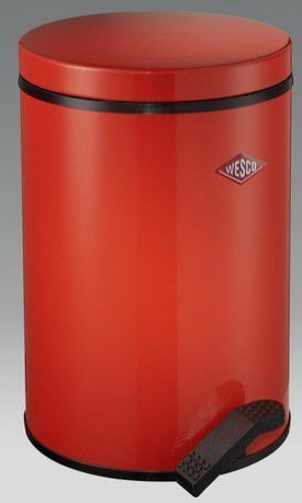 Wesco Мусорный контейнер с педалью (13 л), красный (117767) 117212-02 Wesco