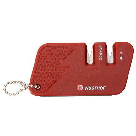 Wusthof Точилка для ножей, двухуровневая, карманная, красная 4342RED Wusthof