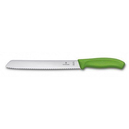 Victorinox Нож для хлеба Victorinox Swiss Classic, зеленый, 21 см 6.8636.21L4B Victorinox
