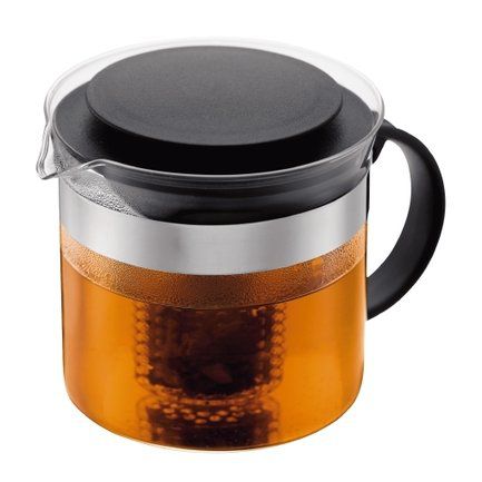 Bodum Чайник заварочный с фильтром Bistro Nouveau (1 л), чёрный 1875-01 Bodum