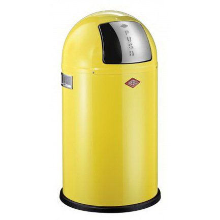 Wesco Ведро для мусора с заслонкой (22 л), 35х63 см, желтое (117565) 175531-19 Wesco