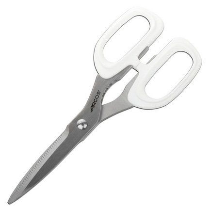 Arcos Ножницы кухонные Scissors, 20 см, ручки из белого пластика 185324 Arcos