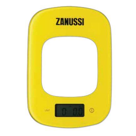Zanussi Весы кухонные цифровые Venezia, 23.5x16.5x1.6 см, желтые ZSE22222CF Zanussi