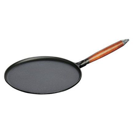 Staub Сковорода для блинов с деревянной ручкой, 28 см 1212823 Staub