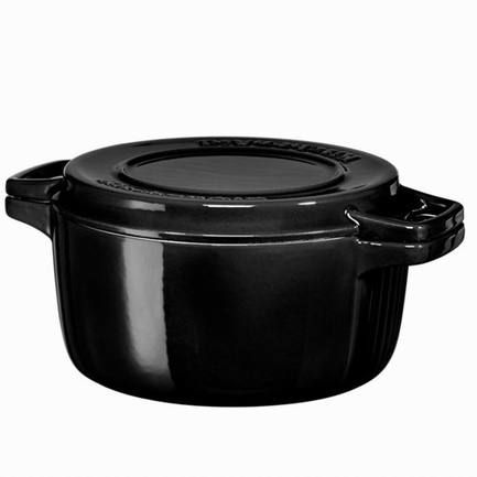 KitchenAid Чугунная кастрюля (3.77 л), 24 см, черная KCPI40CROB KitchenAid