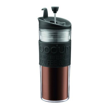 Bodum Кофейник с прессом Travel (0.45 л), черный 11100-01 Bodum