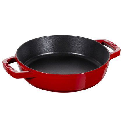 Staub Сковорода круглая, 20 см, с чугунными ручками, вишневая 12232006 Staub