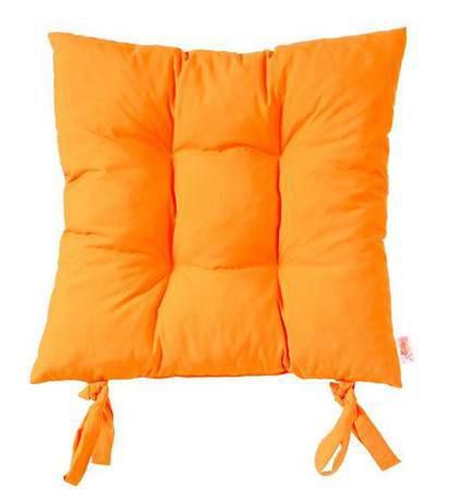 Apolena Подушка на стул "Оранж", 40x40 см, оранжевая P305-Z322/1 Apolena