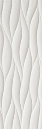 Настенная плитка FAP Ceramiche Lumina +23862 Curve White Matt