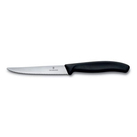 Нож кухонный Victorinox Swiss Classic (6.7233.20) стальной для стейка лезв.110мм серрейт. заточка че