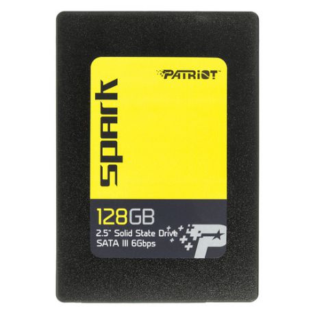 SSD накопитель PATRIOT SPARK PSK128GS25SSDR 128Гб, 2.5", SATA III