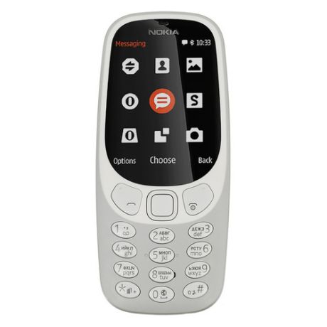 Мобильный телефон NOKIA 3310 dual sim 2017, серый