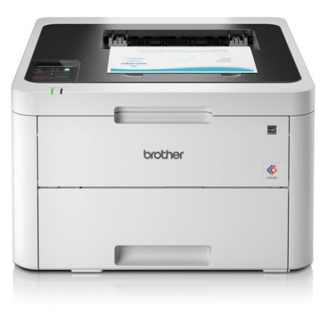 Принтер лазерный BROTHER HL-L3230CDW светодиодный, цвет: белый [hll3230cdwr1]