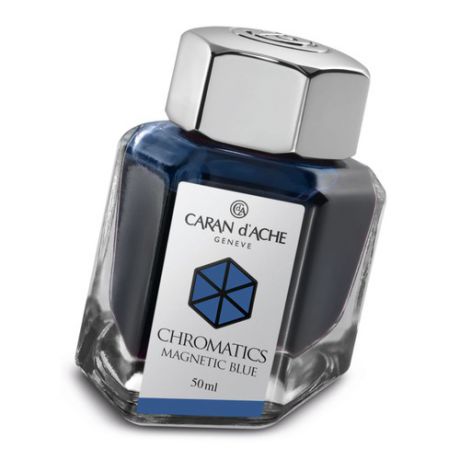 Флакон с чернилами Carandache Chromatics (8011.149) Magnetic blue чернила 50мл