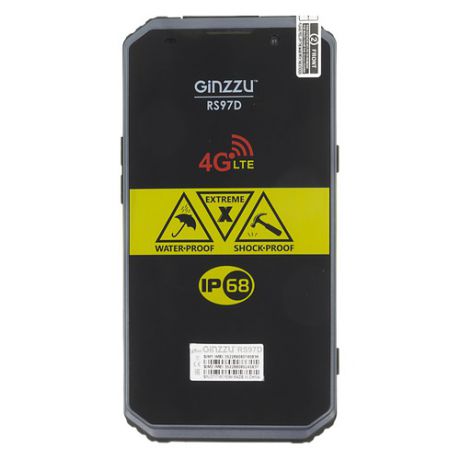 Смартфон GINZZU RS97D, черный