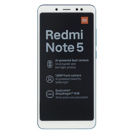 Смартфон XIAOMI Redmi Note 5 32Gb, голубой