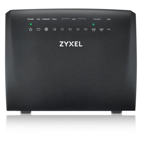 Беспроводной маршрутизатор ZYXEL VMG3925-B10B, ADSL 2/2+, черный [vmg3925-b10b-eu03v1f]