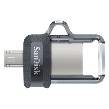 Флешка USB SANDISK Ultra Dual drive 128Гб, USB3.0, черный [sddd3-128g-g46]