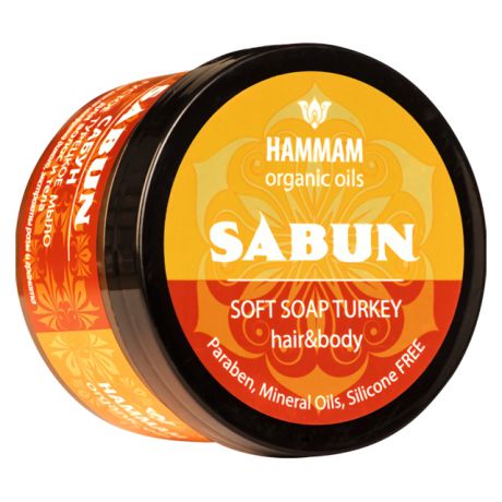 мыло HAMMAM Organic oils Турецкое Сабун 400г банка