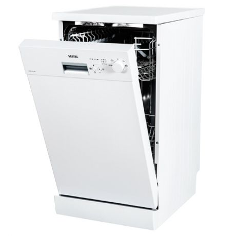машина посудомоечная VESTEL VDWL4513CW 45см 10комп.4прог.бел.