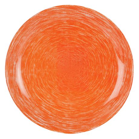 тарелка LUMINARC Брашмания Оранж 26см обеденная стекло