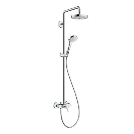 Душевая стойка Hansgrohe Croma Select S 180 2 Jet 27255400 белый хром