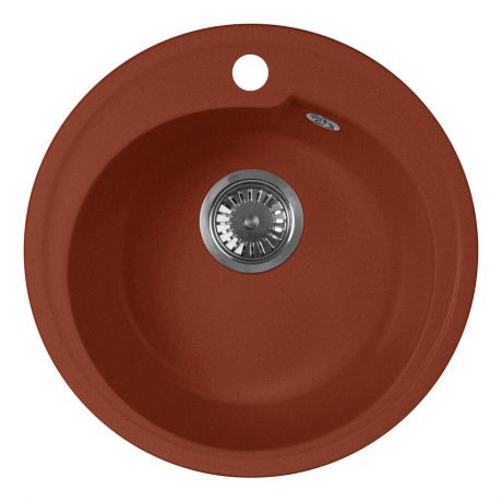 Кухонная мойка AquaGranitEx M-45 красный марс
