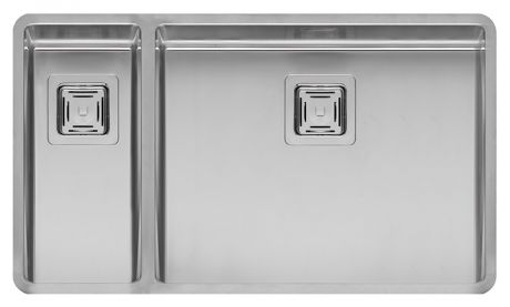 Кухонная мойка Reginox Texas 18x40+50x40 LUX L сталь