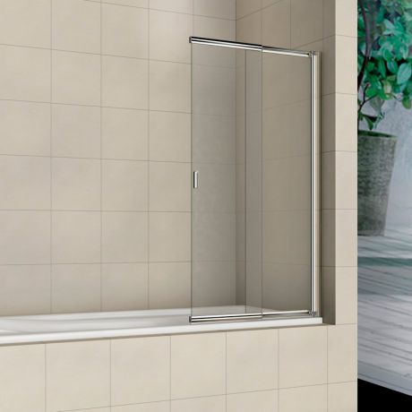 Шторка для ванны RGW SC-40 100x150 стекло прозрачное