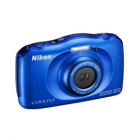Цифровой фотоаппарат Nikon Coolpix W100 с рюкзаком Blue