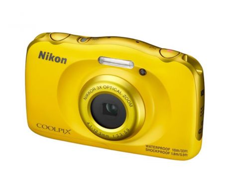 Цифровой фотоаппарат Nikon Coolpix W100 с рюкзаком Yellow