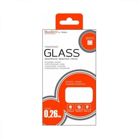 Защитное стекло BoraSCO Full Cover+Full Glue для Samsung Galaxy A8+ A730 Черная рамка
